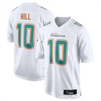 Silnrao #10 Tyreek Hill Player M.Dolphins White Fashion Game Stitched Jerseys