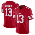 Silnrao #13 Brock Purdy Player SF.49ers Scarlet Vapor F.U.S.E. Limited Stitched Jerseys
