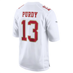 Silnrao #13 Brock Purdy Player SF.49ers Tundra White Fashion Game Stitched Jerseys