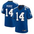 Silnrao #14 Alec Pierce Player IN.Colts Indiana Nights Alternate Game Stitched Jerseys - Royal