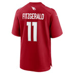 Silnrao 1A.Cardinals #11 Larry Fitzgerald Player Cardinal Home Game Stitched Jerseys