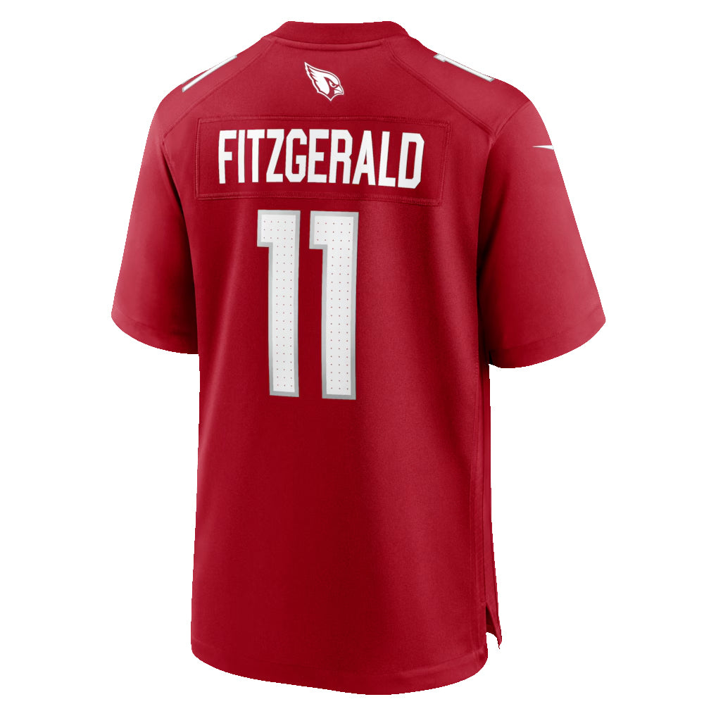 Silnrao 1A.Cardinals #11 Larry Fitzgerald Player Cardinal Home Game Stitched Jerseys