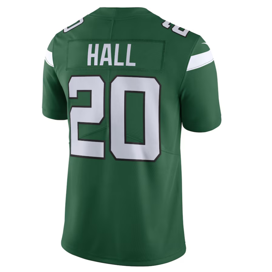 Pkot #20 Breece Hall Player NY.Jets Gotham Green Vapor Untouchable Limited Stitched Jerseys