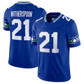 Silnrao #21 Devon Witherspoon Player S.Seahawks Royal Alternate Vapor F.U.S.E. Stitched Jerseys