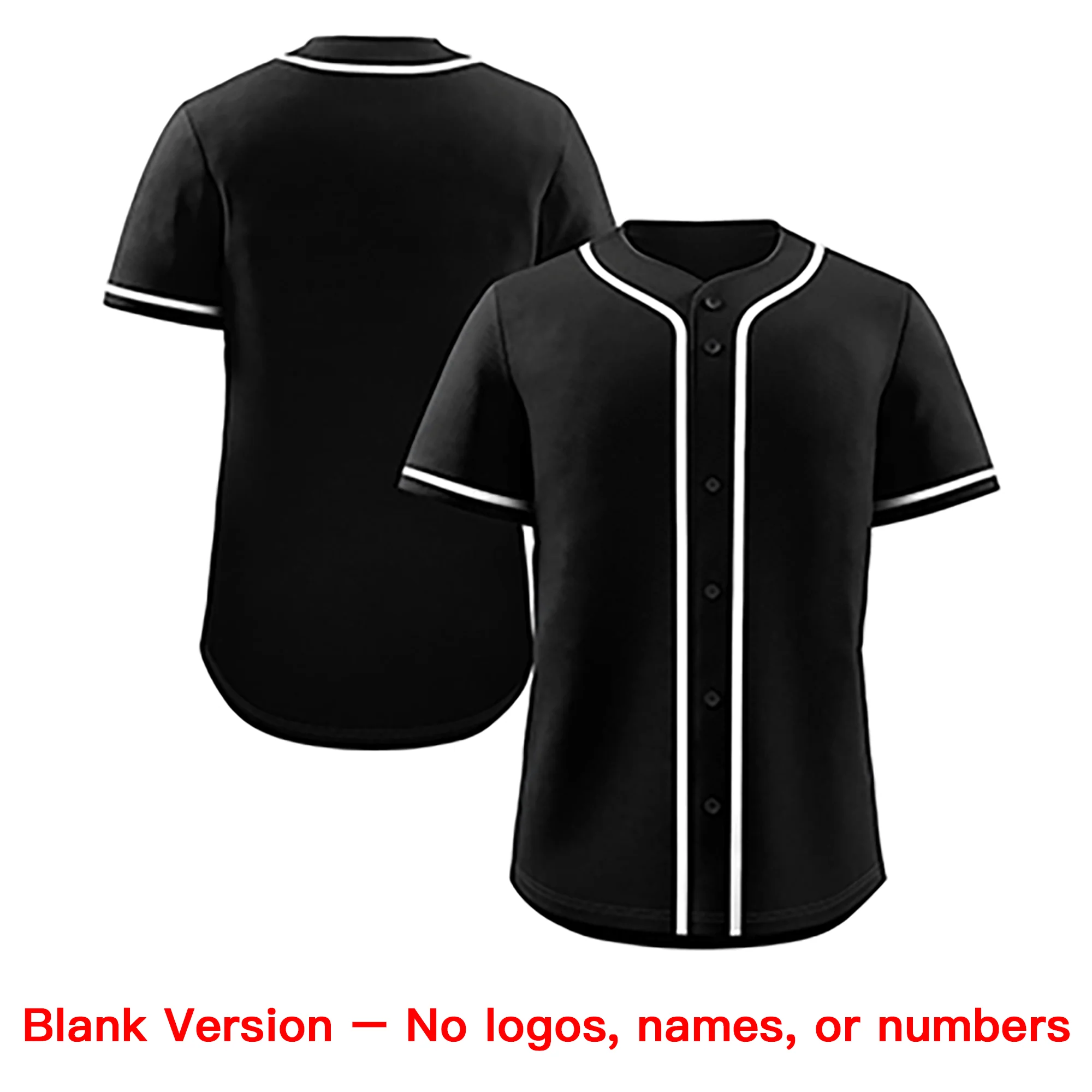 Custom Black White Classic Style Authentic Baseball Jersey