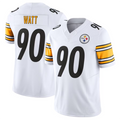 Silnrao #90 T.J. Watt Player P.Steelers White Vapor F.U.S.E. Limited Stitched Jerseys
