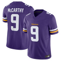 Silnrao #9 J.J. McCarthy Player MN.Vikings Purple Vapor F.U.S.E. Limited Stitched Jerseys
