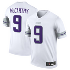 Silnrao #9 J.J. McCarthy Player MN.Vikings White Alternate Legend Stitched Jerseys