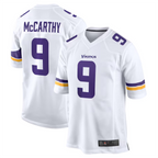 Silnrao #9 J.J. McCarthy Player MN.Vikings White Game Stitched Jerseys