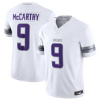 Silnrao #9 J.J. McCarthy Player MN.Vikings White Vapor F.U.S.E. Limited Stitched Jerseys