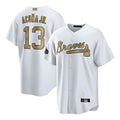 Pkot A.Braves #13 Ronald Acun?a Jr. Player White All-Star Stitched Jerseys