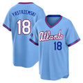 Pkot A.Braves #18 Mike Yastrzemski player Blue Limited Powder 2026 City Connect Stadium Stitched Jerseys