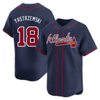 Pkot A.Braves #18 Mike Yastrzemski player Navy Limited Alternate Stitched Jerseys