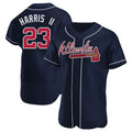 Pkot A.Braves #23 Michael Harris II player Navy Authentic Alternate Stitched Jerseys
