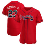 Pkot A.Braves #23 Michael Harris II player Red Authentic Alternate Stitched Jerseys