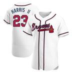 Pkot A.Braves #23 Michael Harris II player White Authentic Home Stitched Jerseys