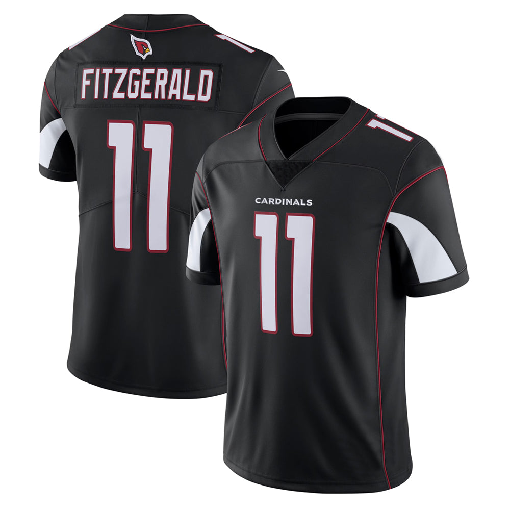 Silnrao A.Cardinals #11 Larry Fitzgerald Player Black Vapor Limited Stitched Jerseys