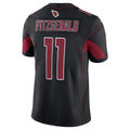 Silnrao A.Cardinals #11 Larry Fitzgerald Player Black Vapor Untouchable Color Rush Limited Stitched Jerseys