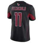 Silnrao A.Cardinals #11 Larry Fitzgerald Player Black Vapor Untouchable Color Rush Limited Stitched Jerseys