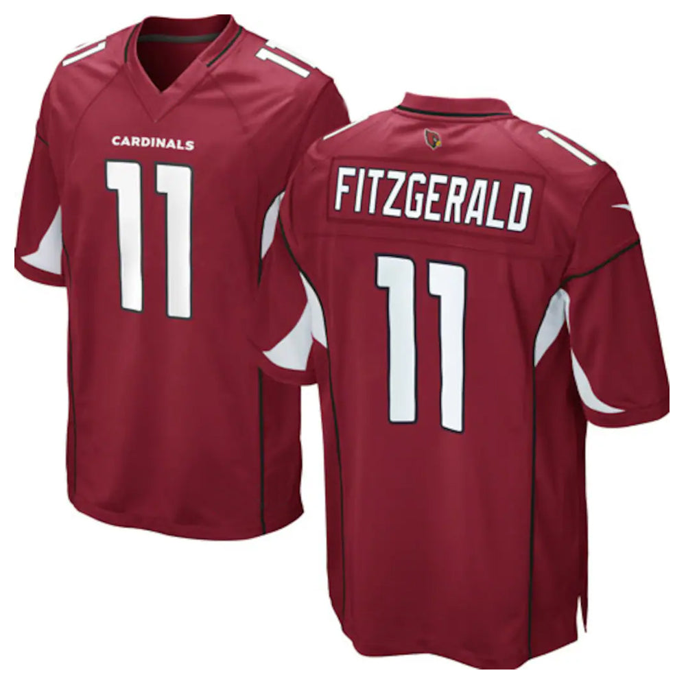 Silnrao A.Cardinals #11 Larry Fitzgerald Player Cardinal Game Stitched Jerseys