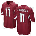 Silnrao A.Cardinals #11 Larry Fitzgerald Player Cardinal Game Stitched Jerseys