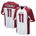 Silnrao A.Cardinals #11 Larry Fitzgerald Player White Game Stitched Jerseys