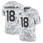 Silnrao A.Cardinals #18 Marvin Harrison Jr. Player Camo Salute to Service Limited Stitched Jerseys