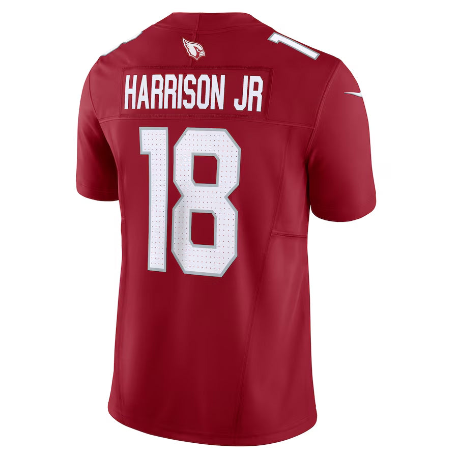 Silnrao A.Cardinals #18 Marvin Harrison Jr. Player Cardinal Vapor F.U.S.E. Limited Stitched Jerseys
