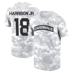 Silnrao A.Cardinals #18 Marvin Harrison Jr. Player Salute to Service Hoodies & T-Shirts Stitched Jerseys