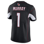 Silnrao A.Cardinals #1 Kyler Murray Player Black Vapor Limited Stitched Jerseys
