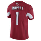Silnrao A.Cardinals #1 Kyler Murray Player Cardinal Vapor Limited Stitched Jerseys