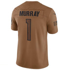Silnrao A.Cardinals #1 Kyler Murray Player Limited Brown Salute To Service Stitched Jerseys