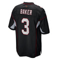 Silnrao A.Cardinals #3 Budda Baker Player Black Alternate Game Stitched  Jerseys
