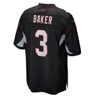Silnrao A.Cardinals #3 Budda Baker Player Black Alternate Game Stitched  Jerseys