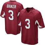 Silnrao A.Cardinals #3 Budda Baker Player Cardinal Home Game Stitched  Jerseys