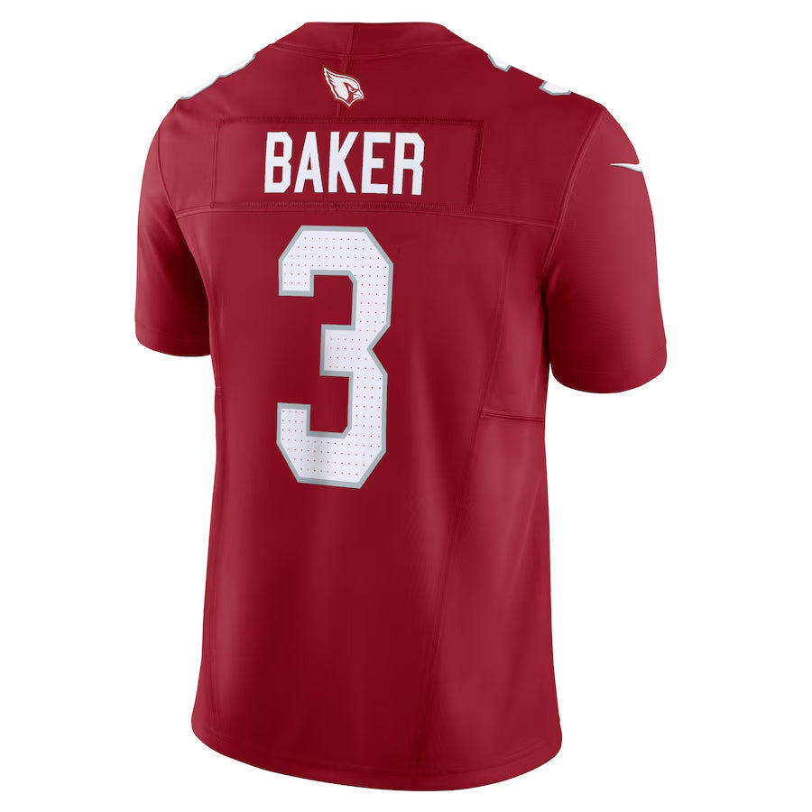 Silnrao A.Cardinals #3 Budda Baker Player Cardinal Vapor F.U.S.E. Limited Stitched  Jerseys