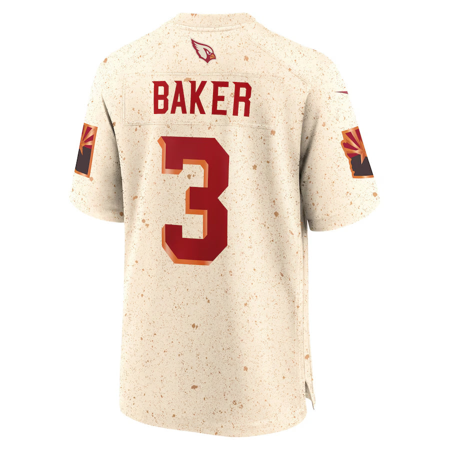 Silnrao A.Cardinals #3 Budda Baker Player Rivalries Collection Game Stitched  Jerseys