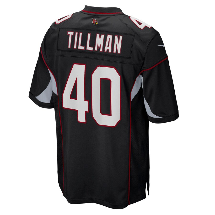 Silnrao A.Cardinals #40 Pat Tillman Player Black Alternate Game Stitched  Jerseys