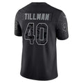 Silnrao A.Cardinals #40 Pat Tillman Player Black RFLCTV Limited Stitched Jerseys