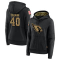 Silnrao A.Cardinals #40 Pat Tillman Player Black Salute to Service Limited Hoodie Stitched Jerseys