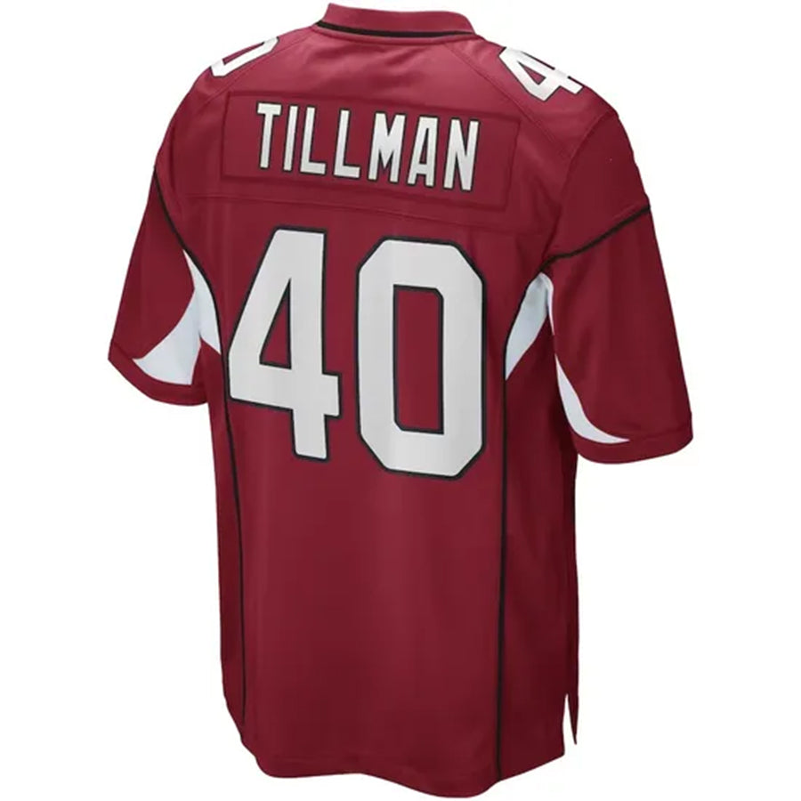 Silnrao A.Cardinals #40 Pat Tillman Player Cardinal Game Stitched Jerseys