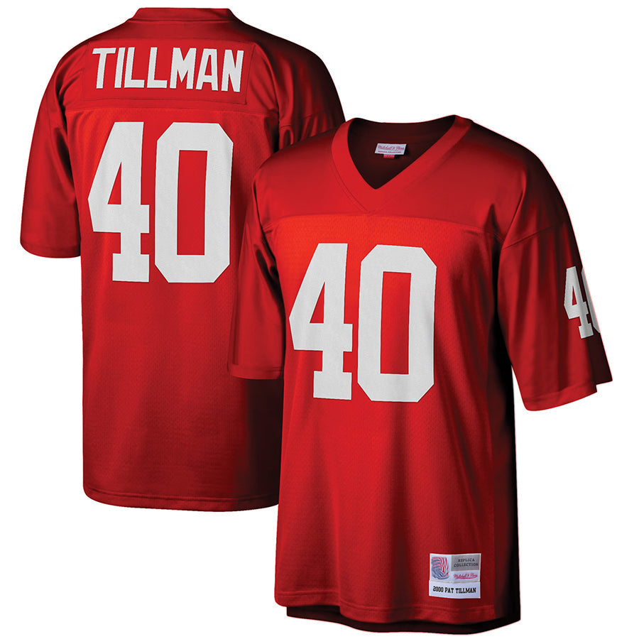 Silnrao A.Cardinals #40 Pat Tillman Player Mitchell & Ness Cardinal Legacy Replica Stitched Jerseys