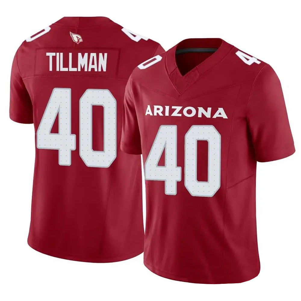Silnrao A.Cardinals #40 Pat Tillman Player Red Vapor F.U.S.E. Limited Stitched Jerseys