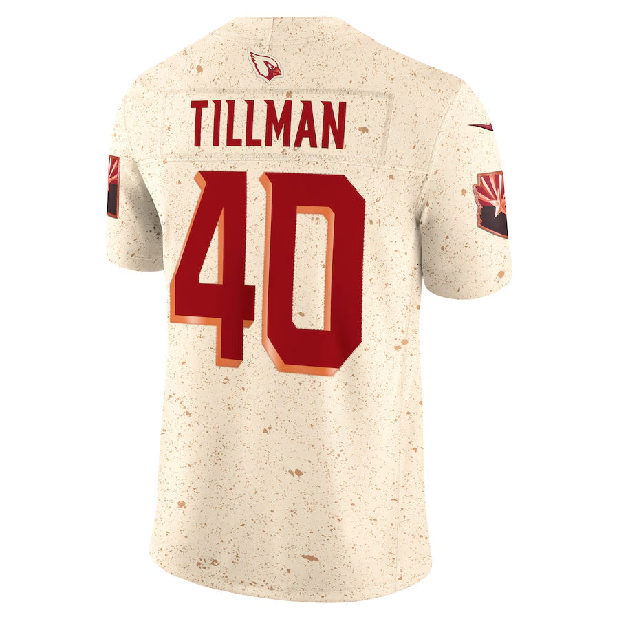 Silnrao A.Cardinals #40 Pat Tillman Player Rivalries Collection Vapor Limited Stitched Jerseys