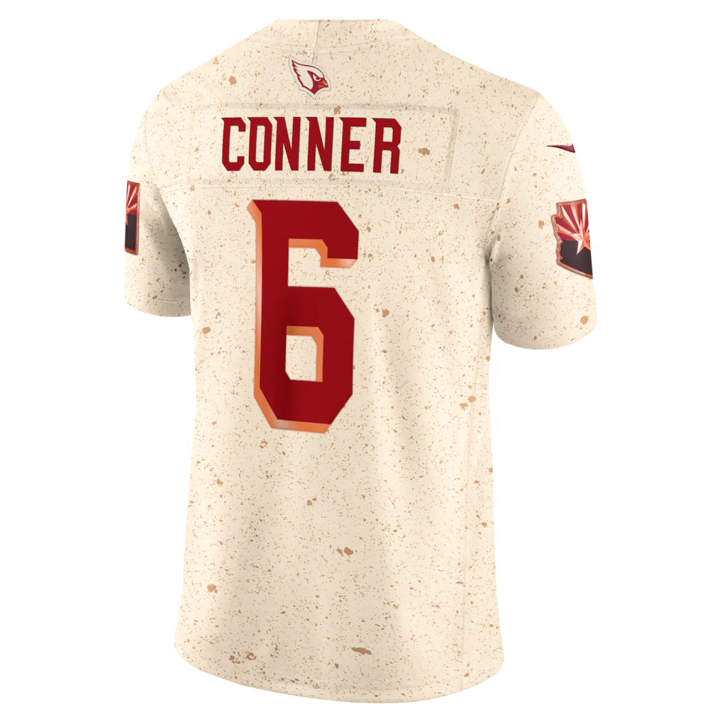 Silnrao A.Cardinals #6 James Conner Natural 2025 Rivalries Collection Limited Stitched Jerseys