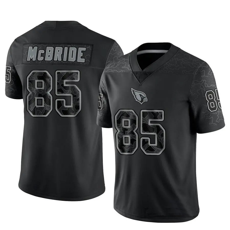 Silnrao A.Cardinals #85 Trey McBride Player Black RFLCTV Limited Stitched Jerseys