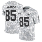 Silnrao A.Cardinals #85 Trey McBride Player Camo Salute to Service Limited Stitched Jerseys
