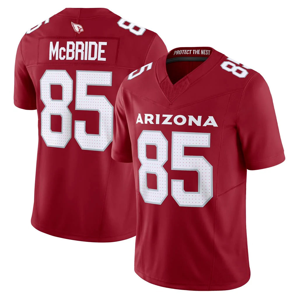 Silnrao A.Cardinals #85 Trey McBride Player Red Vapor F.U.S.E. Limited Stitched Jerseys
