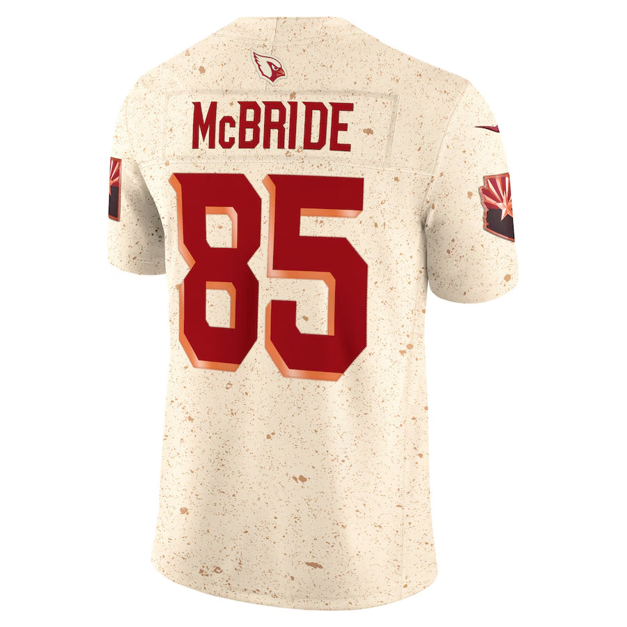 Silnrao A.Cardinals #85 Trey McBride Player Rivalries Collection Vapor Limited Stitched Jerseys