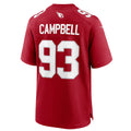 Silnrao A.Cardinals #93 Calais Campbell Player Cardinal Home Game Stitched Jerseys